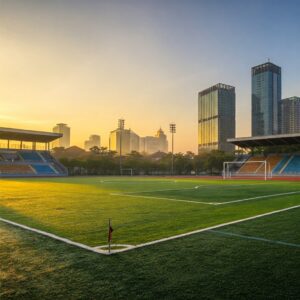 lapangan olahraga, drainase