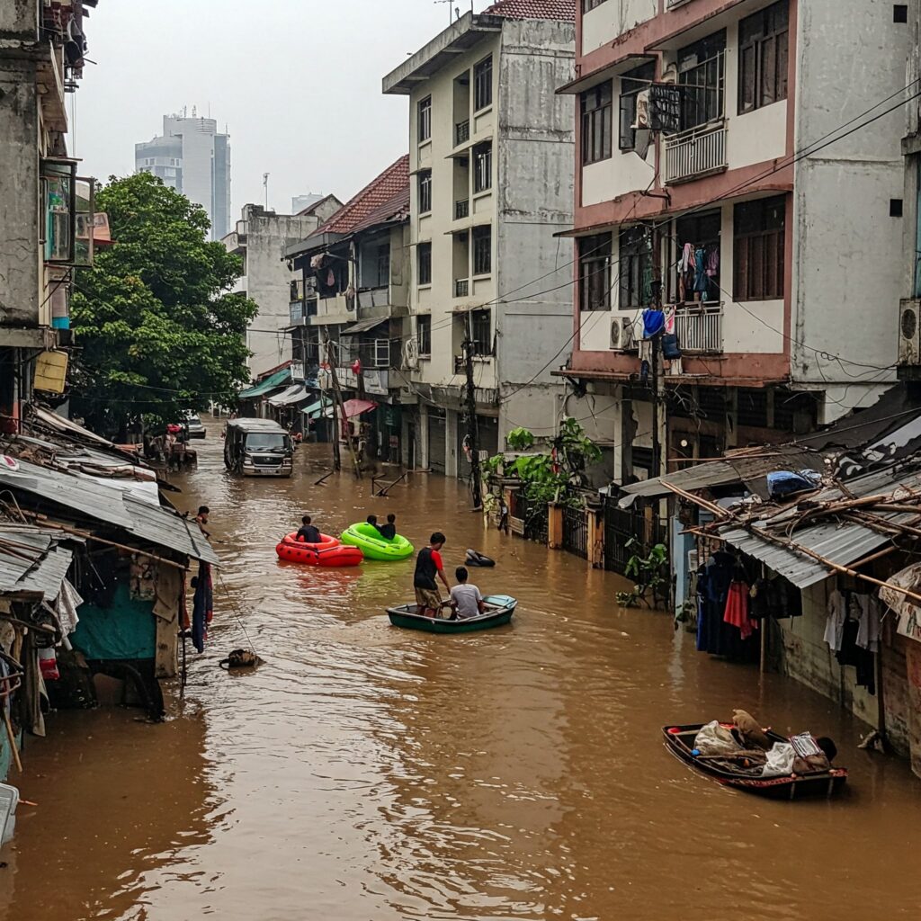 banjir, baja untuk banjir, mitigasi